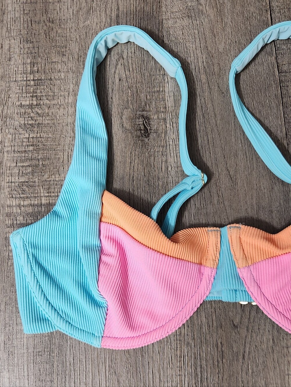 New!Beach Riot Brooks Top Crush Colorblock - Picture 6 of 10